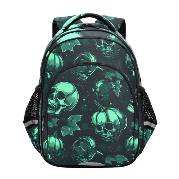 ALAZA Skull Skeletons School Backpack Elementary Bag Bookbag Travel Rucksack