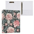 thumbnail image 1 of ALAZA Skull in Flower Hardcover 3 Ring Binder 1.5" Round Rings Interior Pockets Binders Organizer 1 Pack, 1 of 9
