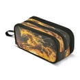 thumbnail image 1 of ALAZA Skull on Unicorn Pencil Case Bag 3 Compartment Pen Pouch Large Storage Holder Box Organizer, 1 of 8