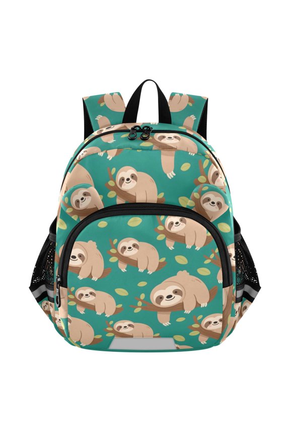 Sloth on Tree Branch Mini Backpack School Bookbag Age 3-7 Medium