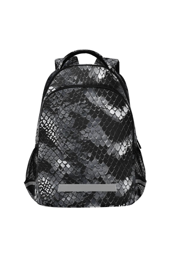 Snake Pattern-2 Pattern Backpack Elementary School Bags Student Bookbag Travel Rucksack