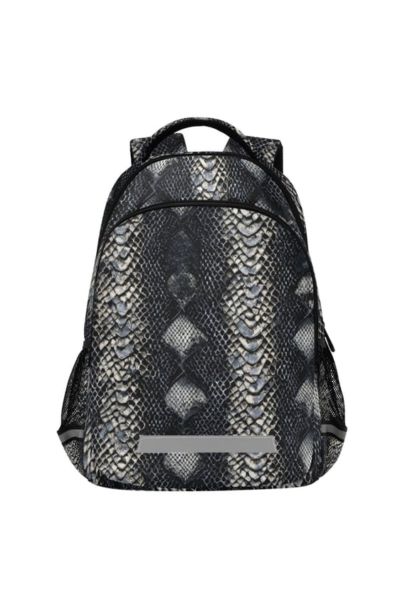 Snake Pattern-3 Pattern Backpack Elementary School Bags Student Bookbag Travel Rucksack
