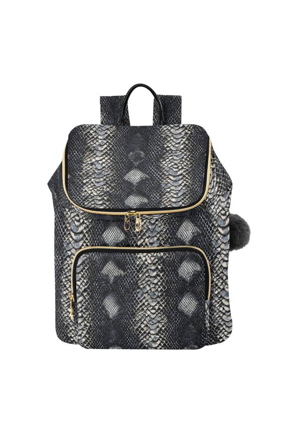 Snake Pattern-3 Travel Backpack Laptop Bag Large Capacity Daypack