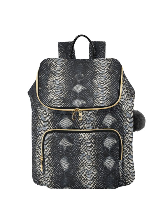 Snake Pattern-3 Travel Backpack Laptop Bag Large Capacity Daypack