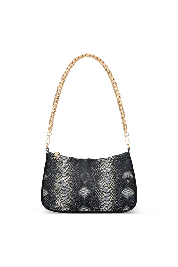 Snake Pattern-3 Women's Chain Shoulder Bag Hobo Handbag Tote Crossbody Purse