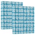 thumbnail image 1 of ALAZA Snowflake Hardcover 3 Ring Binder 1.5" Round Rings Interior Pockets Binders Organizer 2 Pack, 1 of 9
