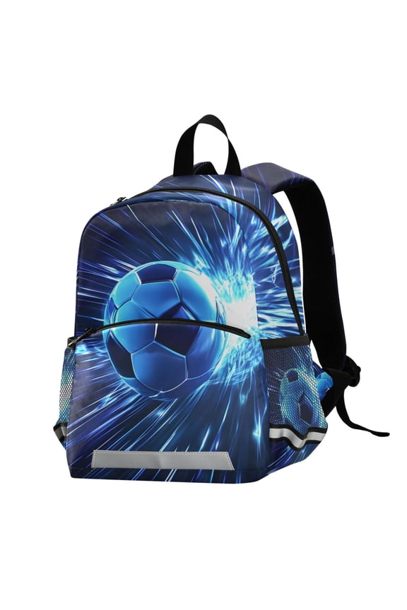 Soccer Ball School Backpack Elementary Student Bookbag