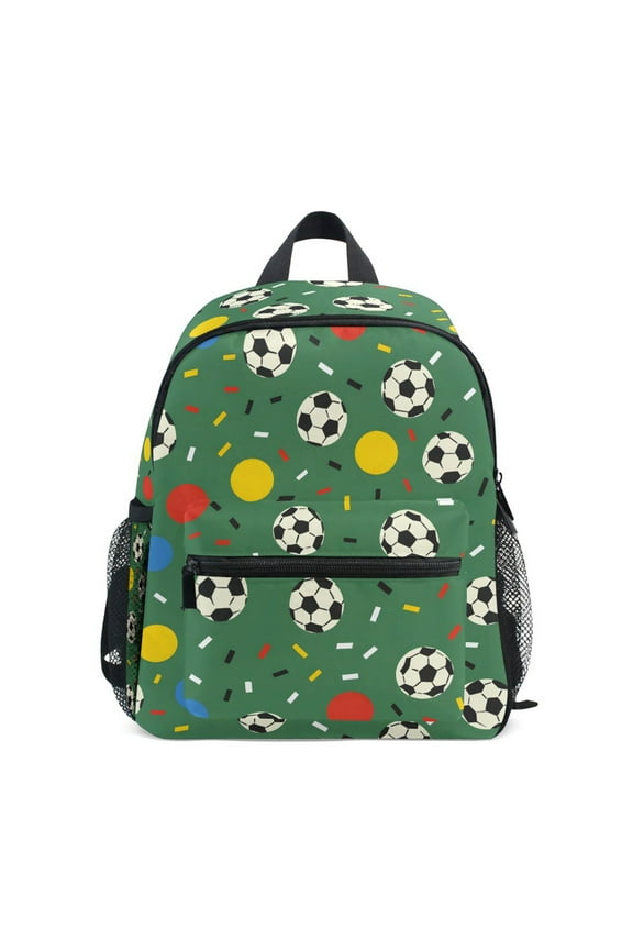 Soccer Balls School Backpack Small Bookbag Mini Bags