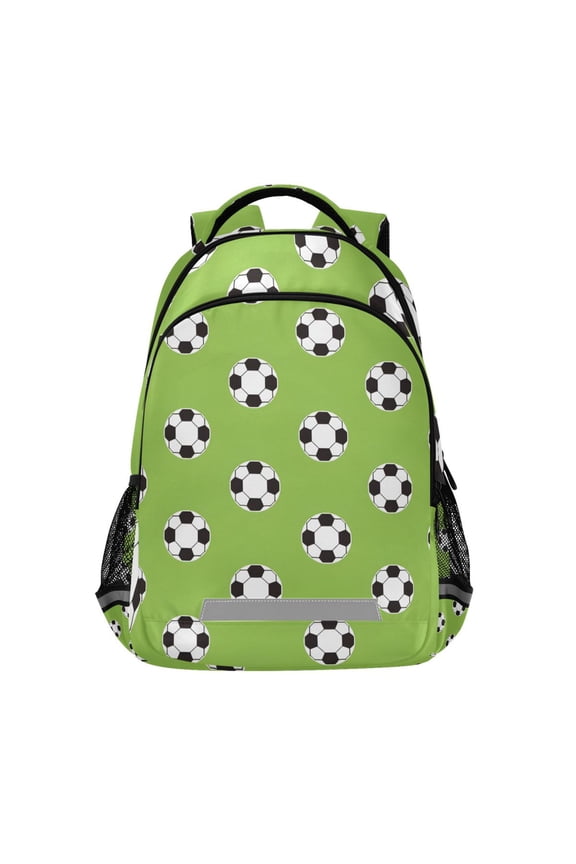 Soccer Balls-z1 Backpack Elementary School Bag Bookbag Travel Rucksack