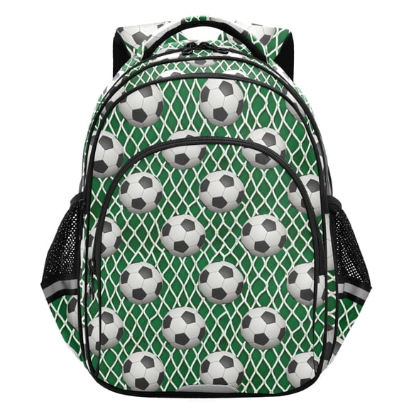 ALAZA Soccer Football Nets School Backpack Elementary Bag Student Bookbag Travel Rucksack
