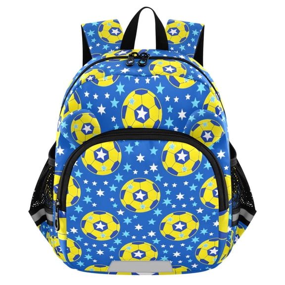 ALAZA Soccer Star Footballs Mini Backpack School Bookbag Age 3-7 Small