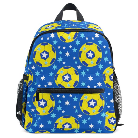 ALAZA Soccer Star Footballs Pattern School Backpack Student Bookbag Mini Bag