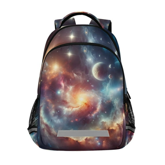 ALAZA Space Universe Backpack Elementary School Bag Bookbag Travel Rucksack