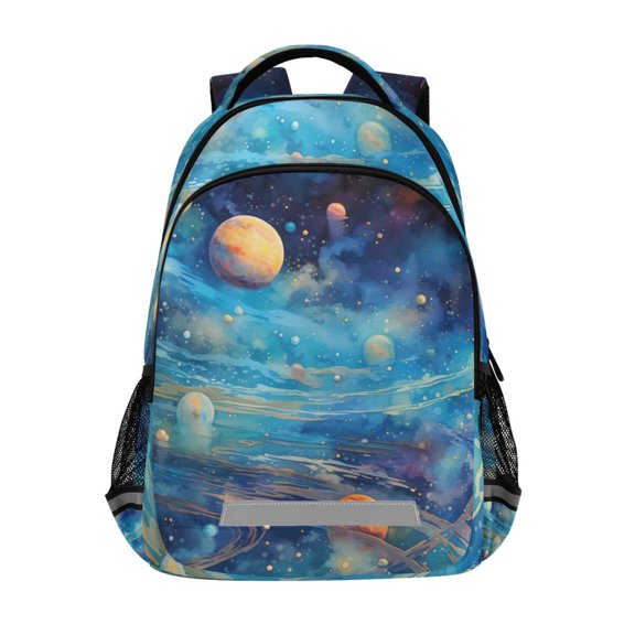ALAZA Space Universe Backpack Elementary School Bag Bookbag Travel Rucksack