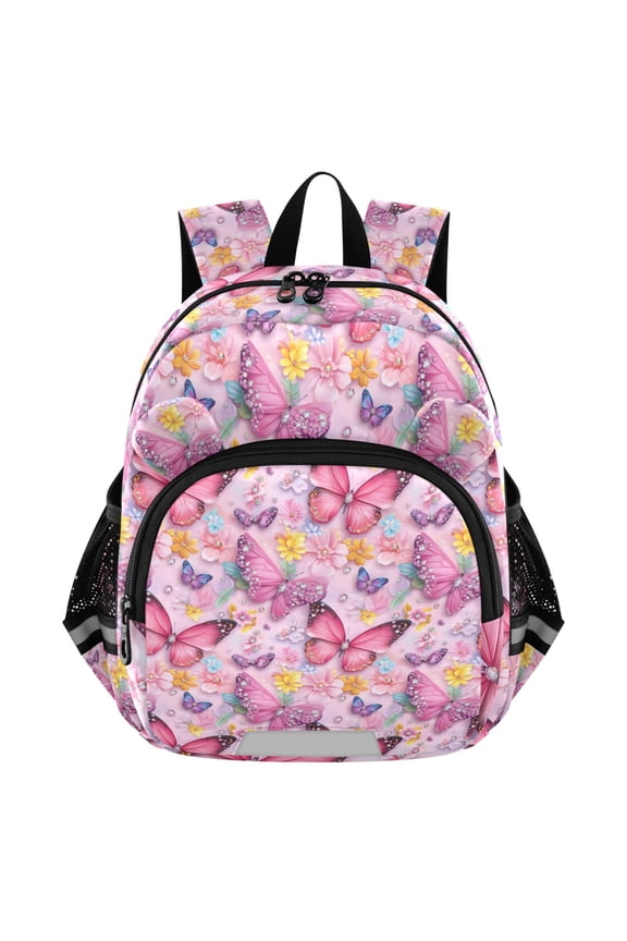 Sparkling Butterfly Mini Backpack School Bookbag Age 3-7 Small