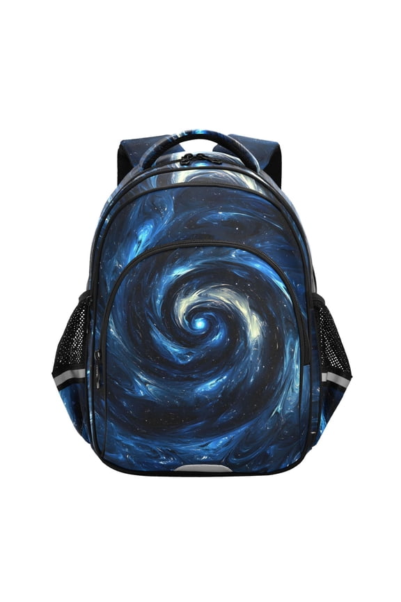 Spiral Starry Sky School Backpack Elementary Bag Bookbag Travel Rucksack