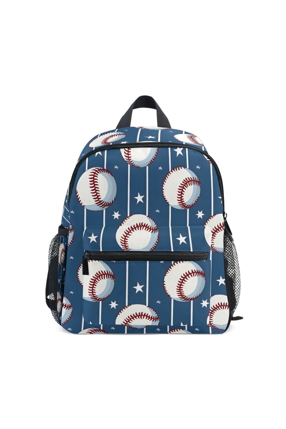 Sport Baseball Star Stipes School Backpack Small Bookbag Mini Bags