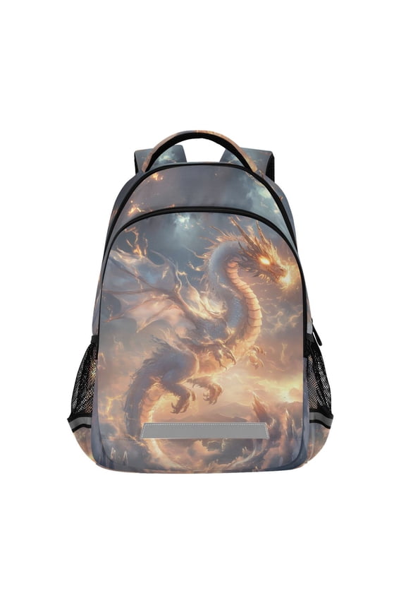 Spread Wings Dragon Backpack Elementary School Bag Bookbag Travel Rucksack