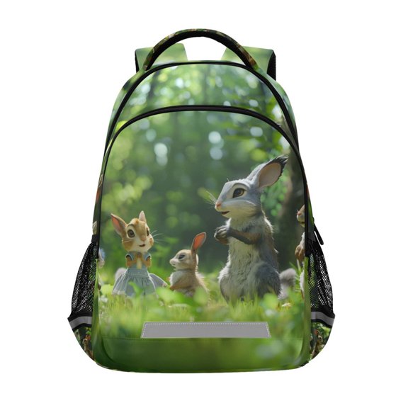 ALAZA Squirrel in Forest Backpack Elementary School Bag Bookbag Travel Rucksack