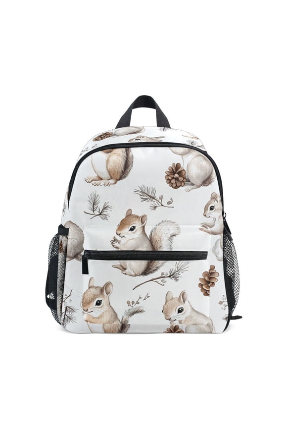Squirrels Cute School Backpack Small Bookbag Mini Bags