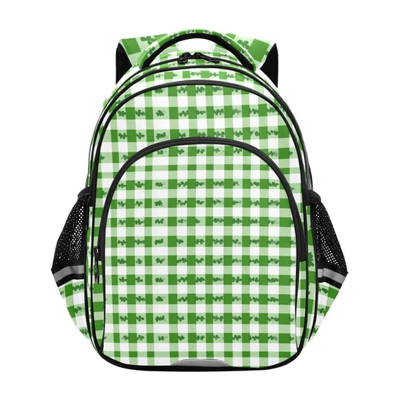 ALAZA St Patricks Leaf School Backpack Elementary Bag Bookbag Travel Rucksack