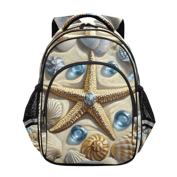 ALAZA Starfish Conch School Backpack Elementary Bag Bookbag Travel Rucksack