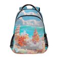 thumbnail image 1 of ALAZA Starfish Conch on Beach Backpack Elementary School Bag Bookbag Travel Rucksack, 1 of 7