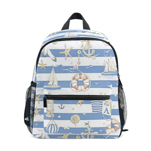 ALAZA Starfish Sailboat School Backpack Small Bookbag Mini Bags