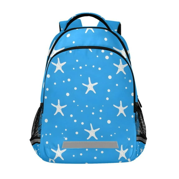 ALAZA Starfish and Dots Backpack Elementary School Bag Bookbag Travel Rucksack