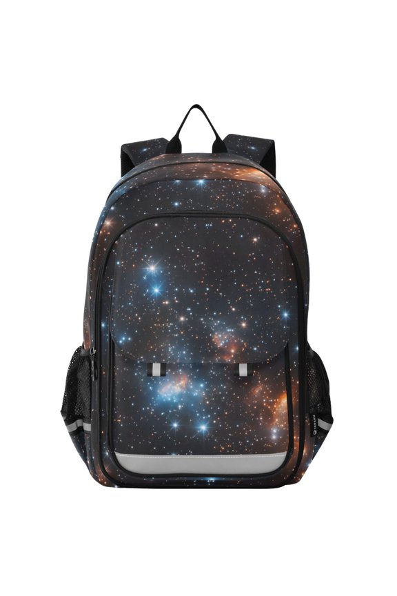 Starry Sky-b1 Laptop Backpack Purse Travel Bag Casual School Bookbag Rucksack for Women Men