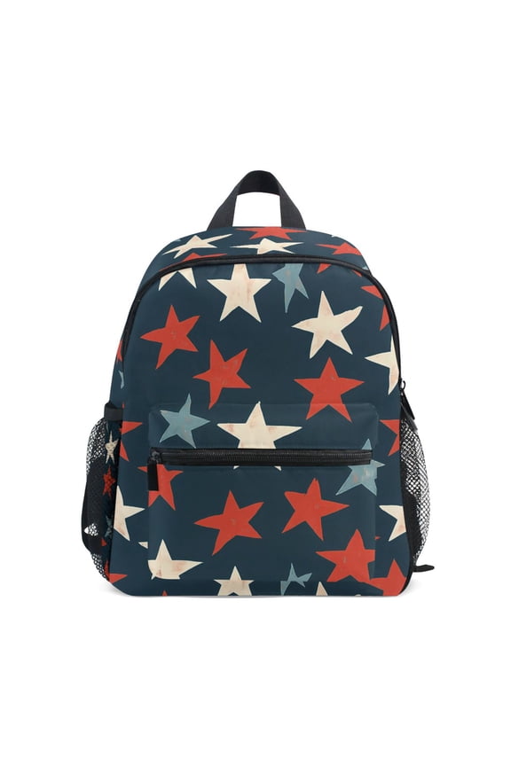 Stars Retro School Backpack Small Bookbag Mini Bags
