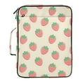 ALAZA Strawberry Cute Pattern Expanding Accordion File Folder 3 Ring ...