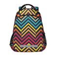thumbnail image 1 of ALAZA Streak Line Backpack Elementary School Bag Bookbag Travel Rucksack, 1 of 7