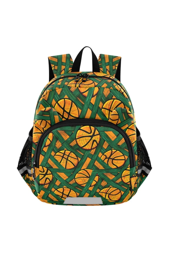 Stripes Basketballs Mini Backpack School Bookbag Age 3-7 Medium