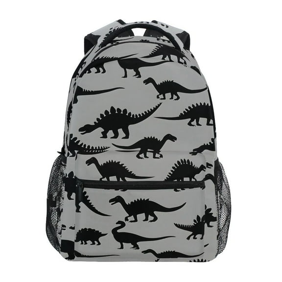 ALAZA Stylish Backpack Art Dinosaur Silhouettes Elementary Bookbag Personalized Laptop School Bags Travel Daypack