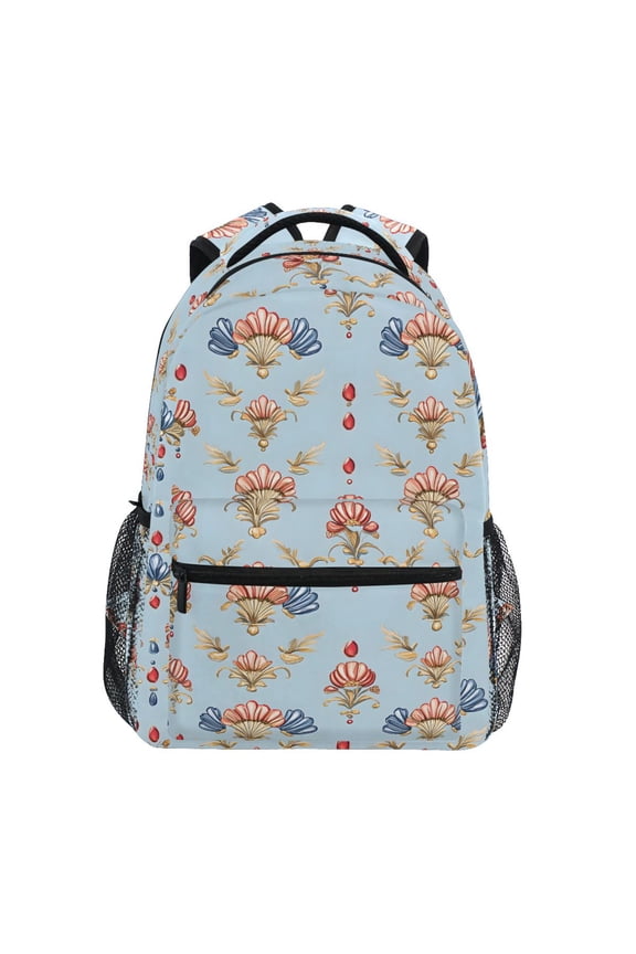 Stylish Backpack Art Seashells Elementary Bookbag Personalized Laptop School Bags Travel Daypack