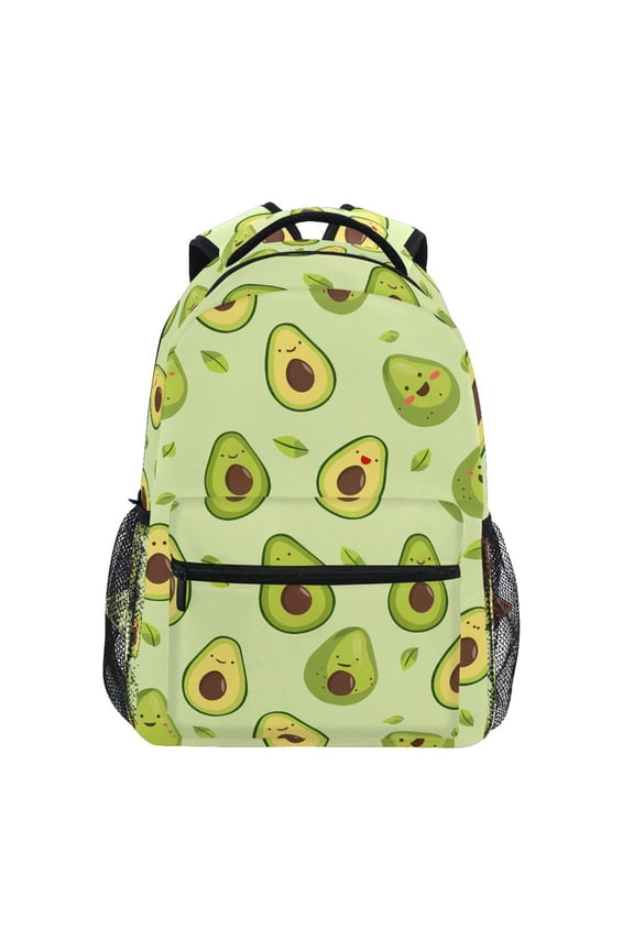 Stylish Backpack Avocado Cute Elementary Bookbag Personalized Laptop School Bags Travel Daypack