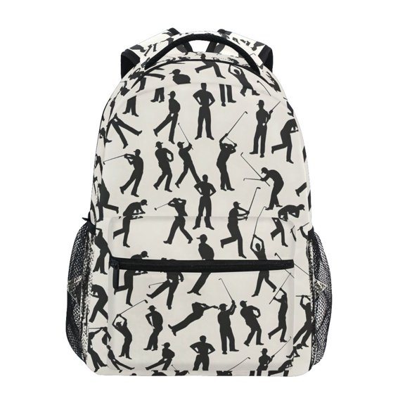 ALAZA Stylish Backpack Baseball and Player Elementary Bookbag Personalized Laptop School Bags Travel Daypack