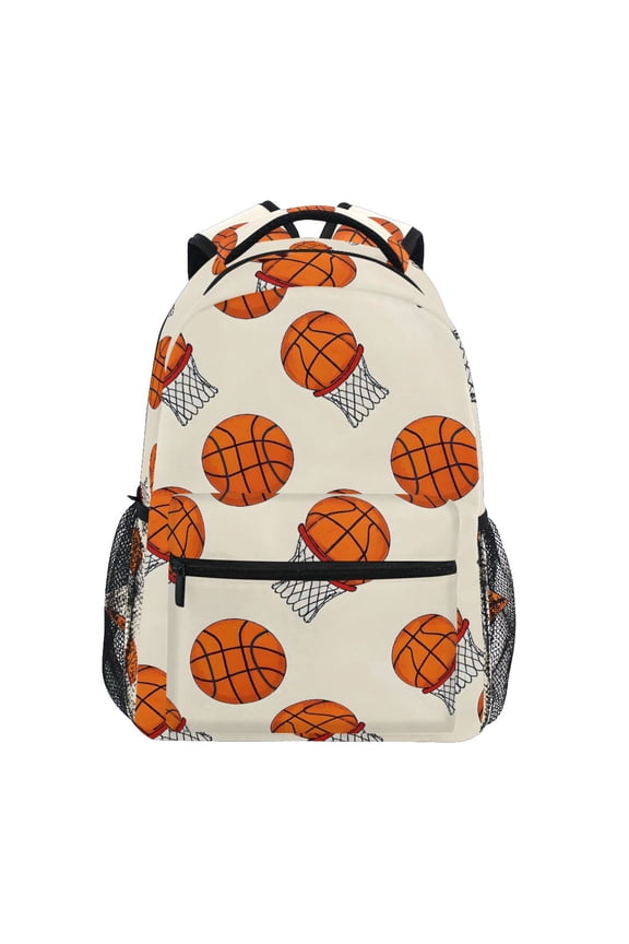 Stylish Backpack Basketball Elementary Bookbag Personalized Laptop School Bags Travel Daypack