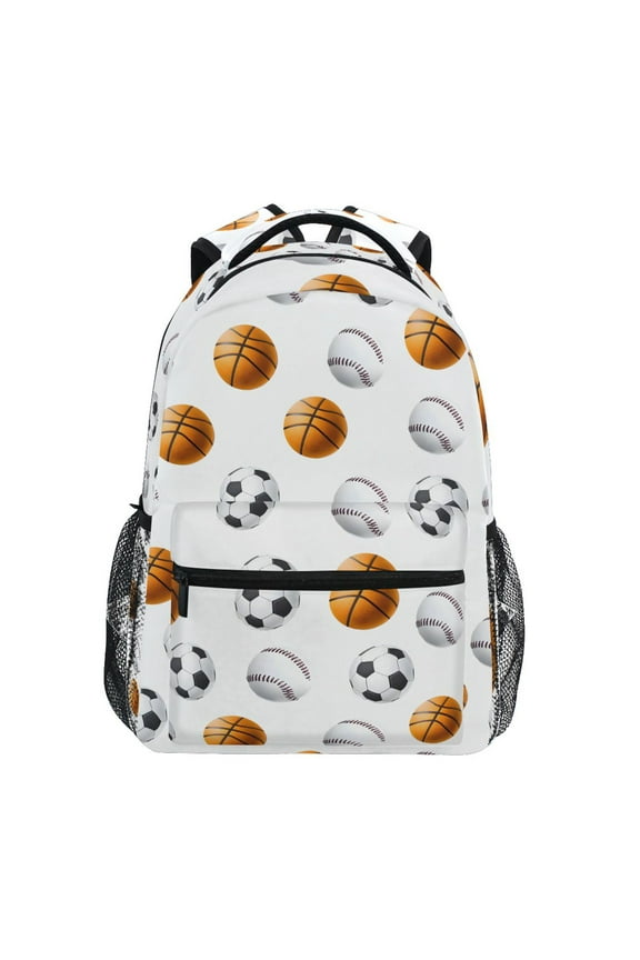 Stylish Backpack Basketball Football Baseball Elementary Bookbag Personalized Laptop School Bags Travel Daypack