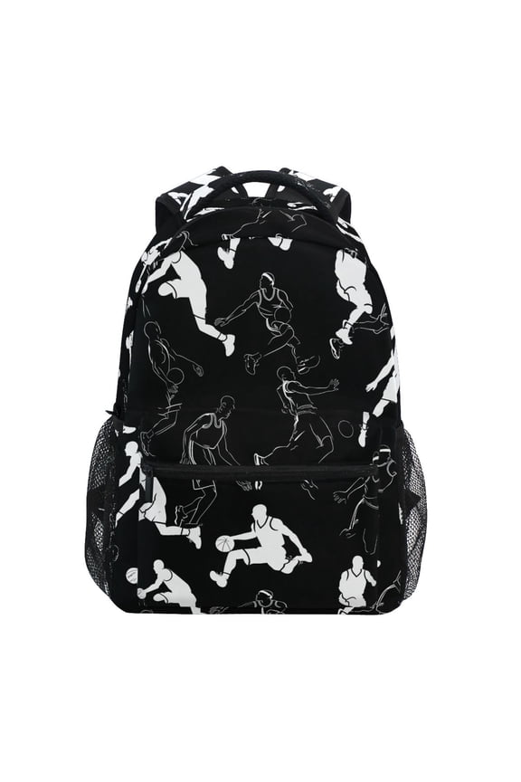 Stylish Backpack Basketball Players Elementary Bookbag Personalized Laptop School Bags Travel Daypack