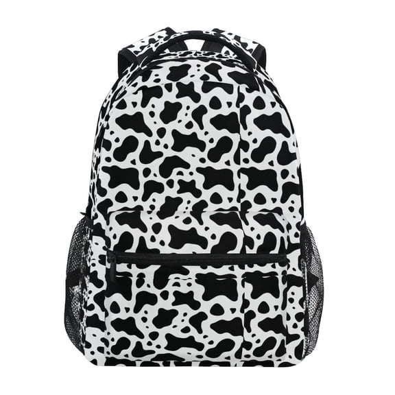 ALAZA Stylish Backpack Black and White Elementary Bookbag Personalized Laptop School Bags Travel Daypack