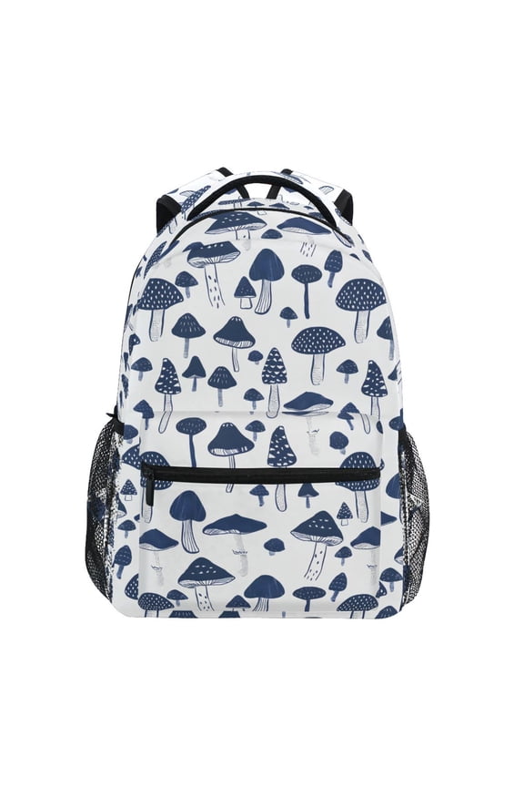 Stylish Backpack Boho Mushrooms Elementary Bookbag Personalized Laptop School Bags Travel Daypack