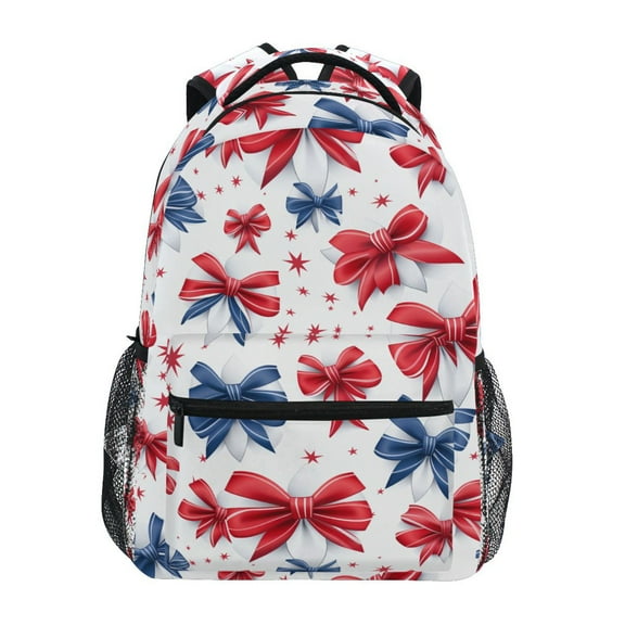 ALAZA Stylish Backpack Bow-knot Print Elementary Bookbag Personalized Laptop School Bags Travel Daypack