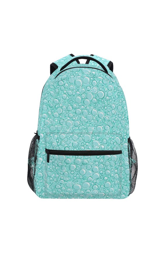 Stylish Backpack Bubbles Marble Elementary Bookbag Personalized Laptop School Bags Travel Daypack