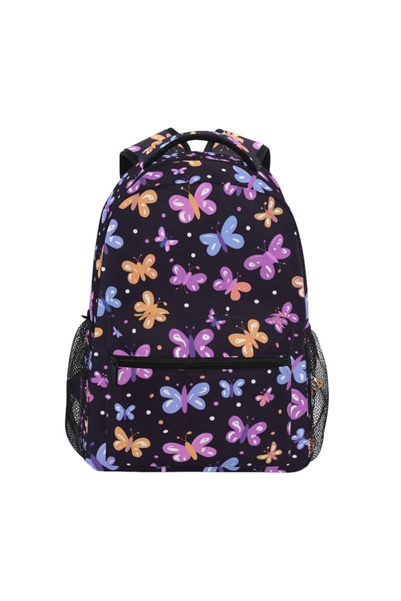Stylish Backpack Butterflies Elementary Bookbag Personalized Laptop School Bags Travel Daypack