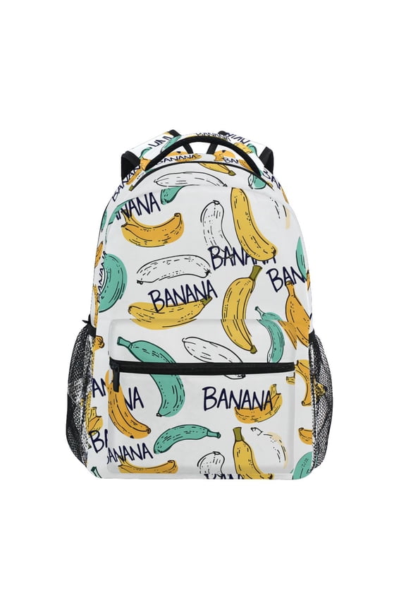 Stylish Backpack Cartoon Bananas Elementary Bookbag Personalized Laptop School Bags Travel Daypack