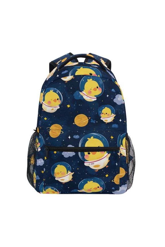 Stylish Backpack Cartoon Cat Astronaut Chicken Elementary Bookbag Personalized Laptop School Bags Travel Daypack