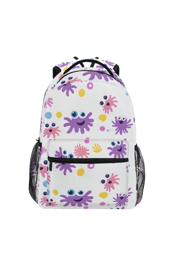 Stylish Backpack Cartoon Octopus Pattern Elementary Bookbag Personalized Laptop School Bags Travel Daypack