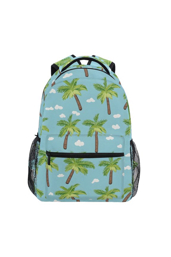 Stylish Backpack Coconut Palm Tree Elementary Bookbag Personalized Laptop School Bags Travel Daypack